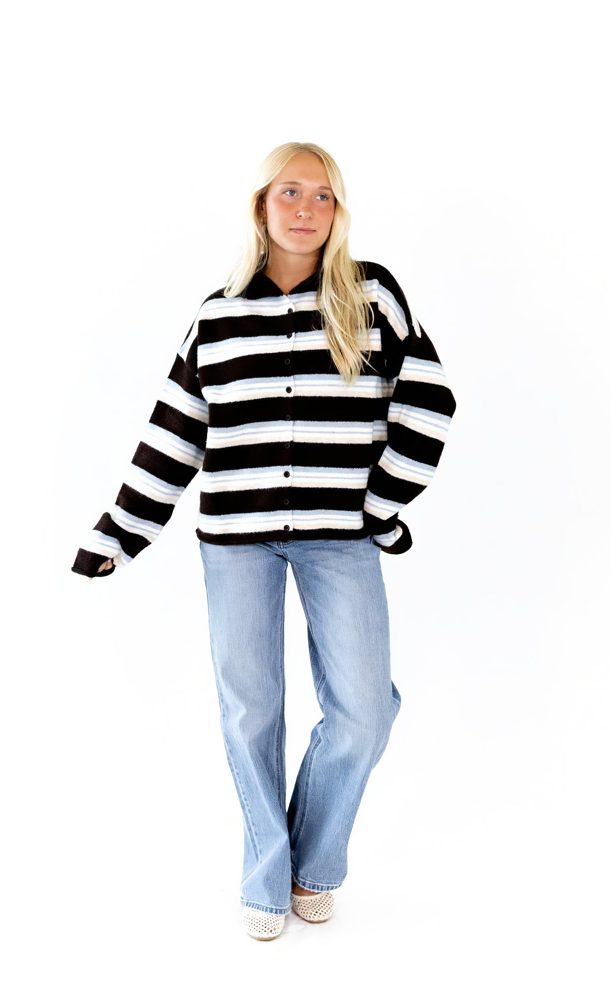 Milo Funnel Neck Cardigan