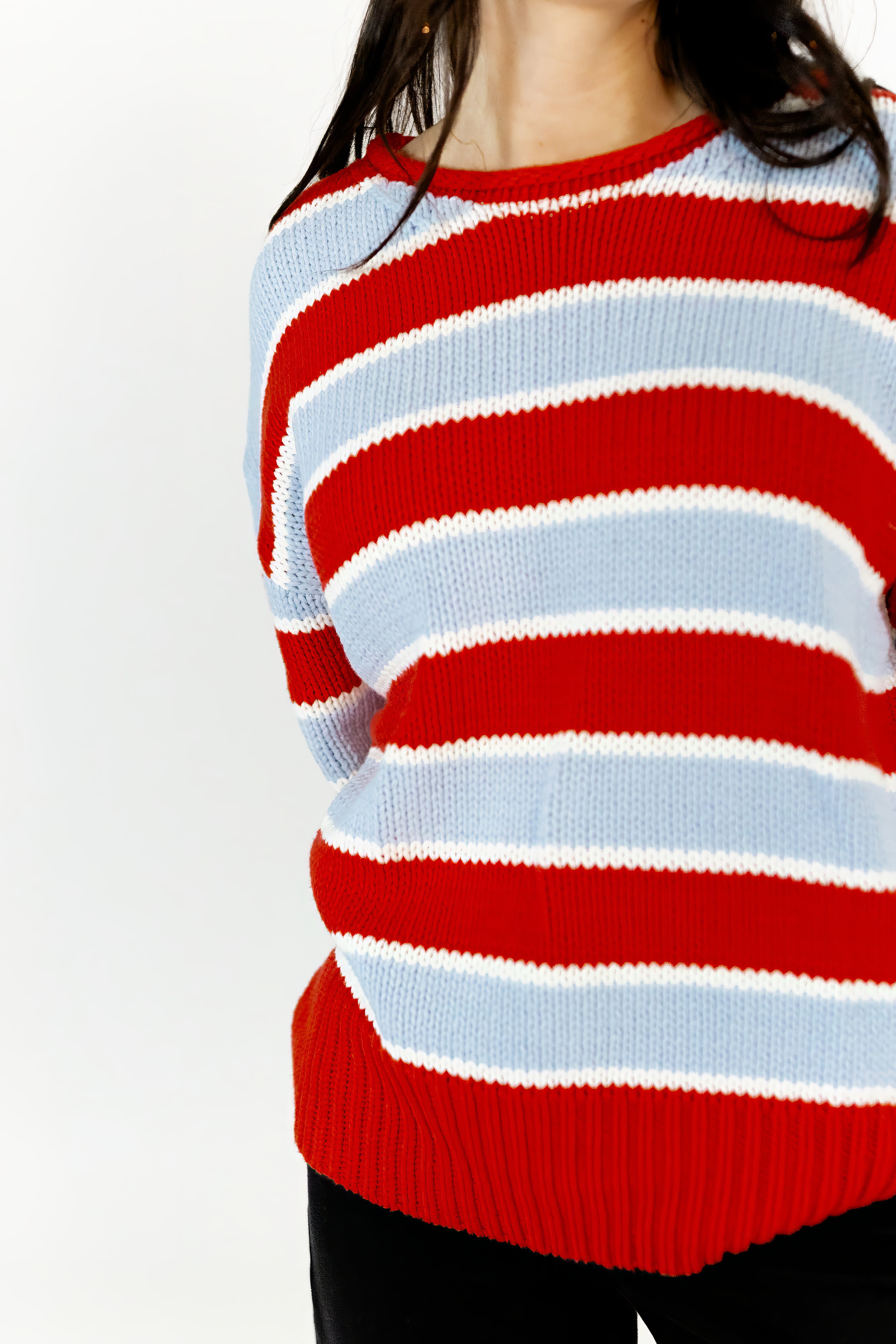 Victoria Striped Sweater