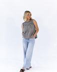 Johanna Gingham Ruffle Top