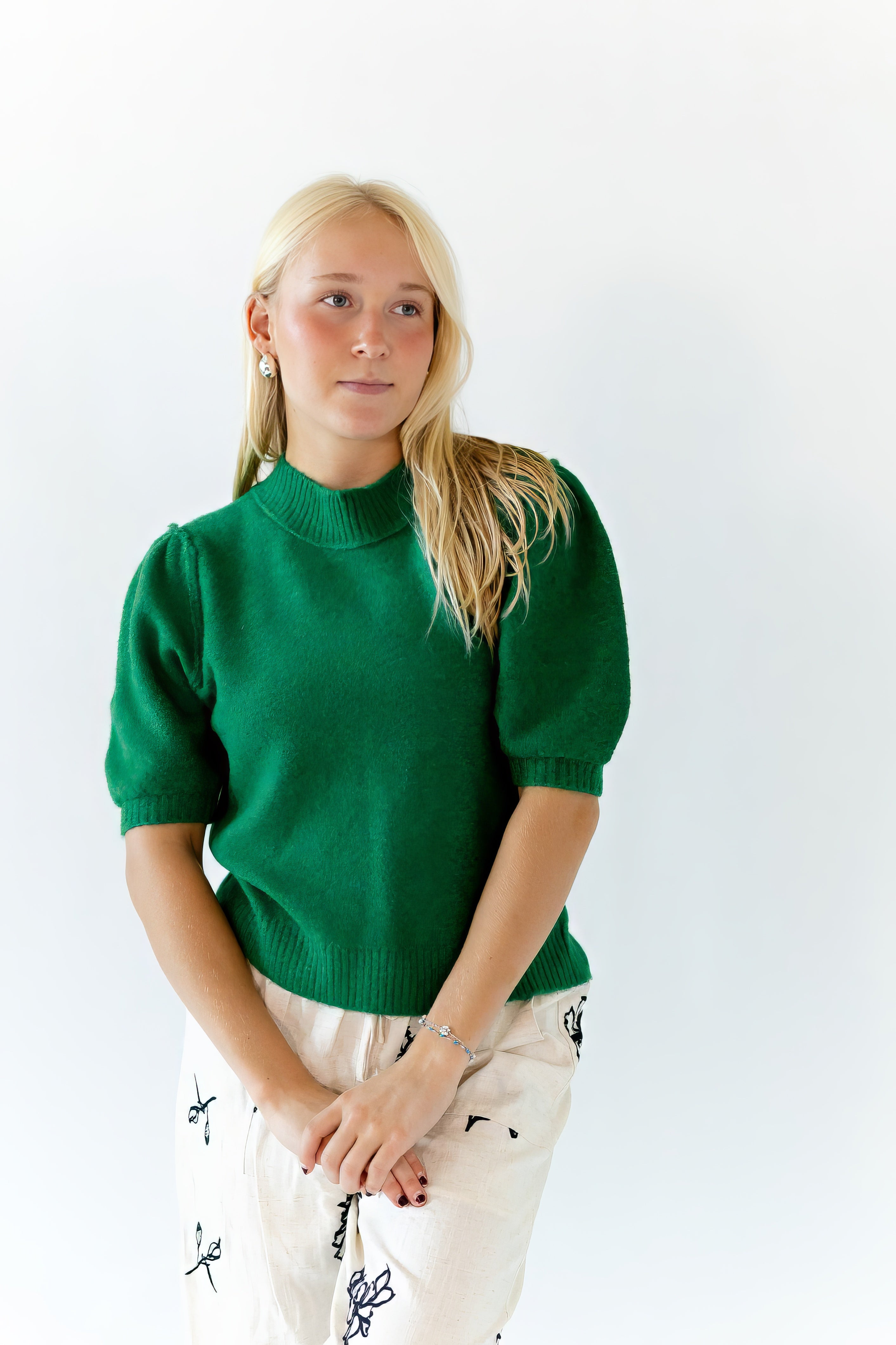 Kelly Marled Knit Sweater