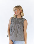 Johanna Gingham Ruffle Top