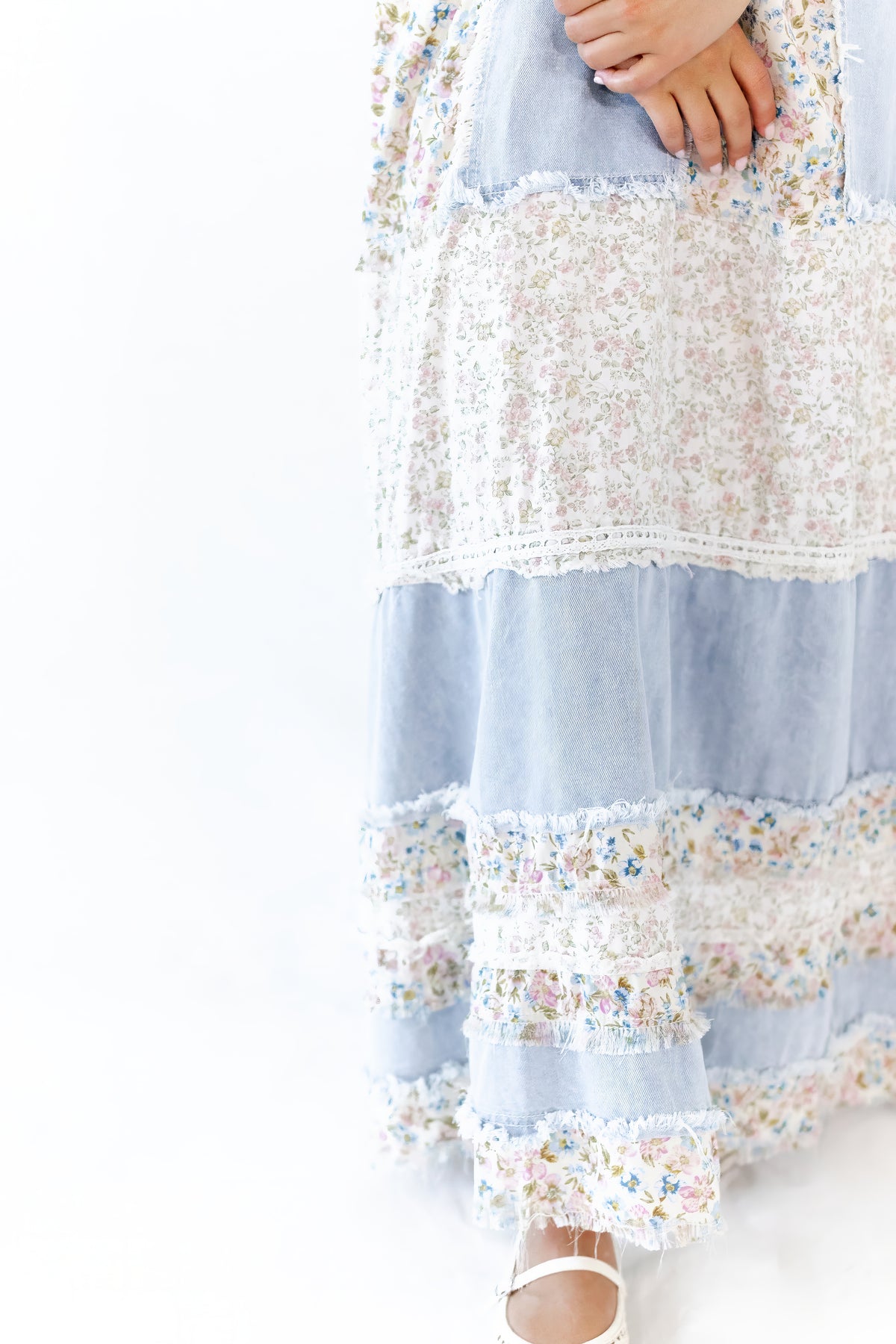 Grace Patchwork Overall Dress