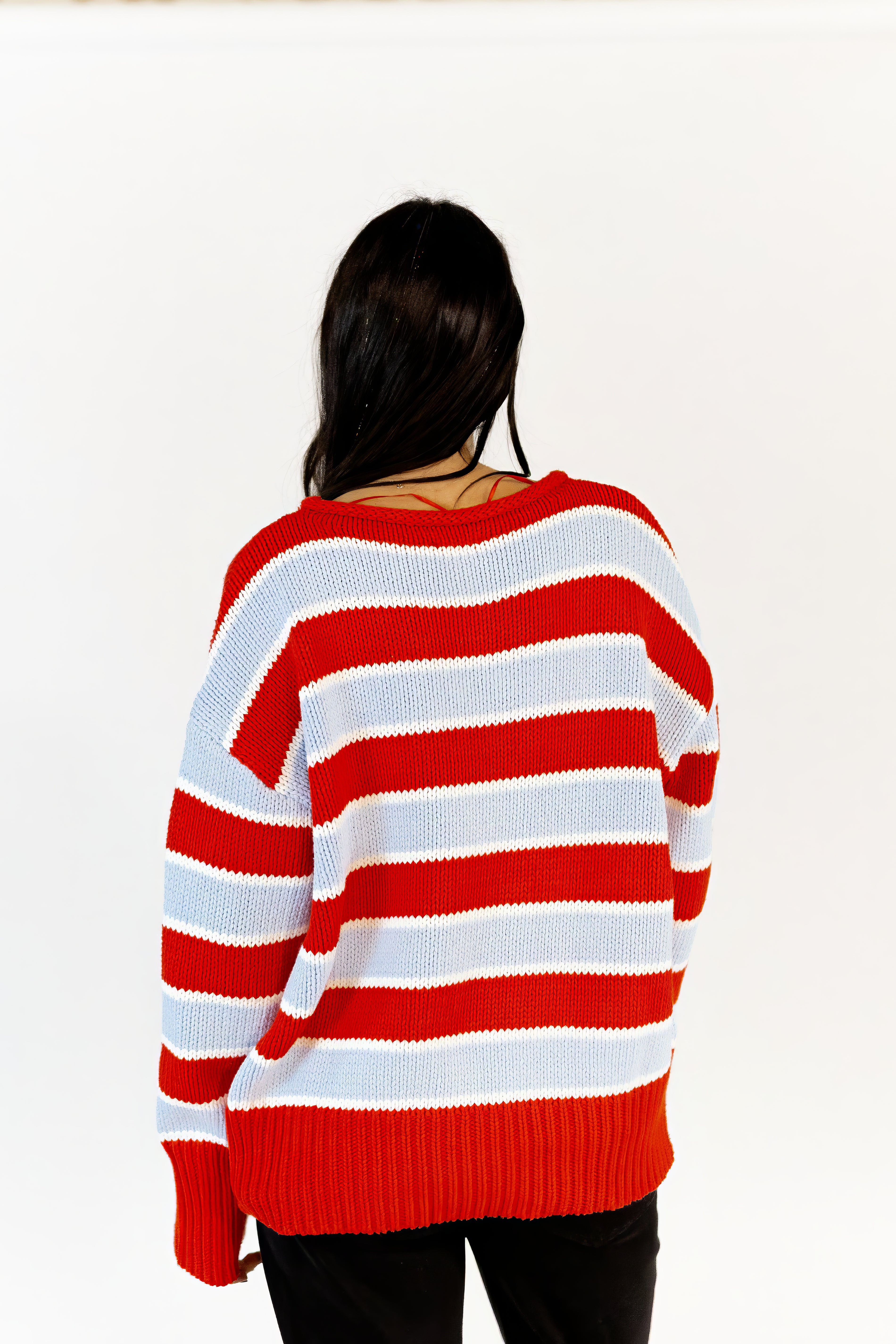 Victoria Striped Sweater