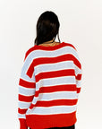 Victoria Striped Sweater