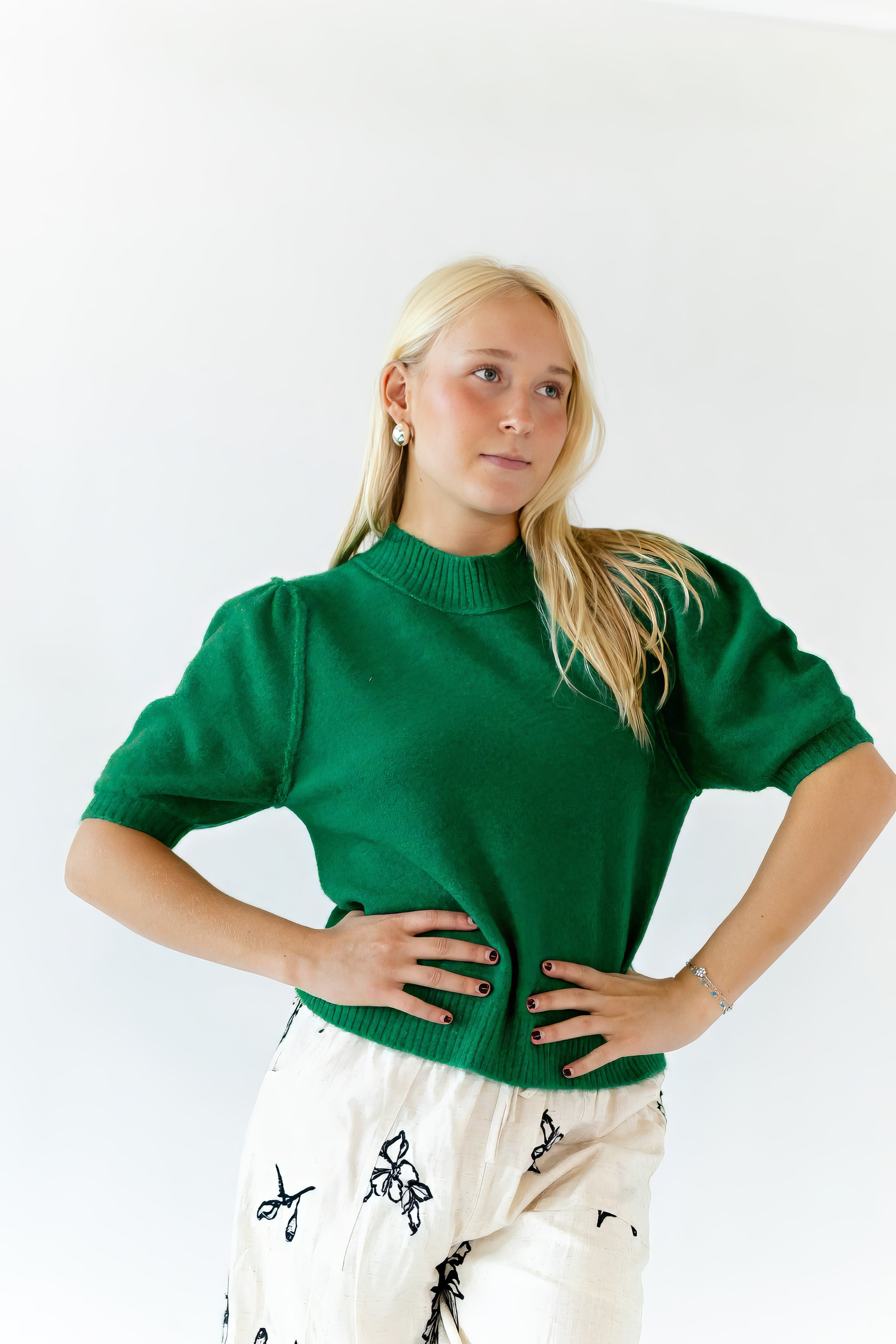 Kelly Marled Knit Sweater