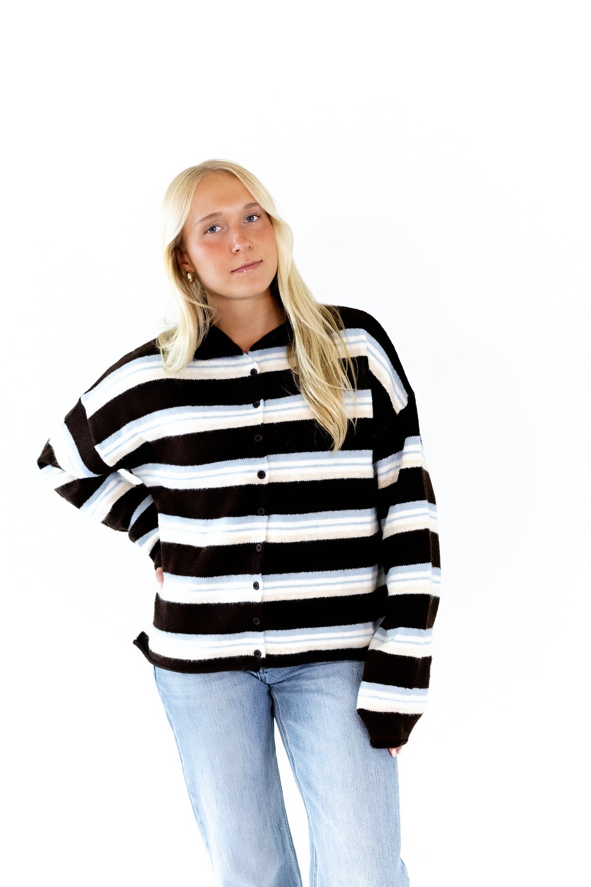 Milo Funnel Neck Cardigan