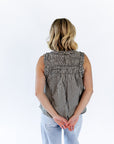 Johanna Gingham Ruffle Top