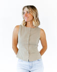 Landon Scallop Lace Vest
