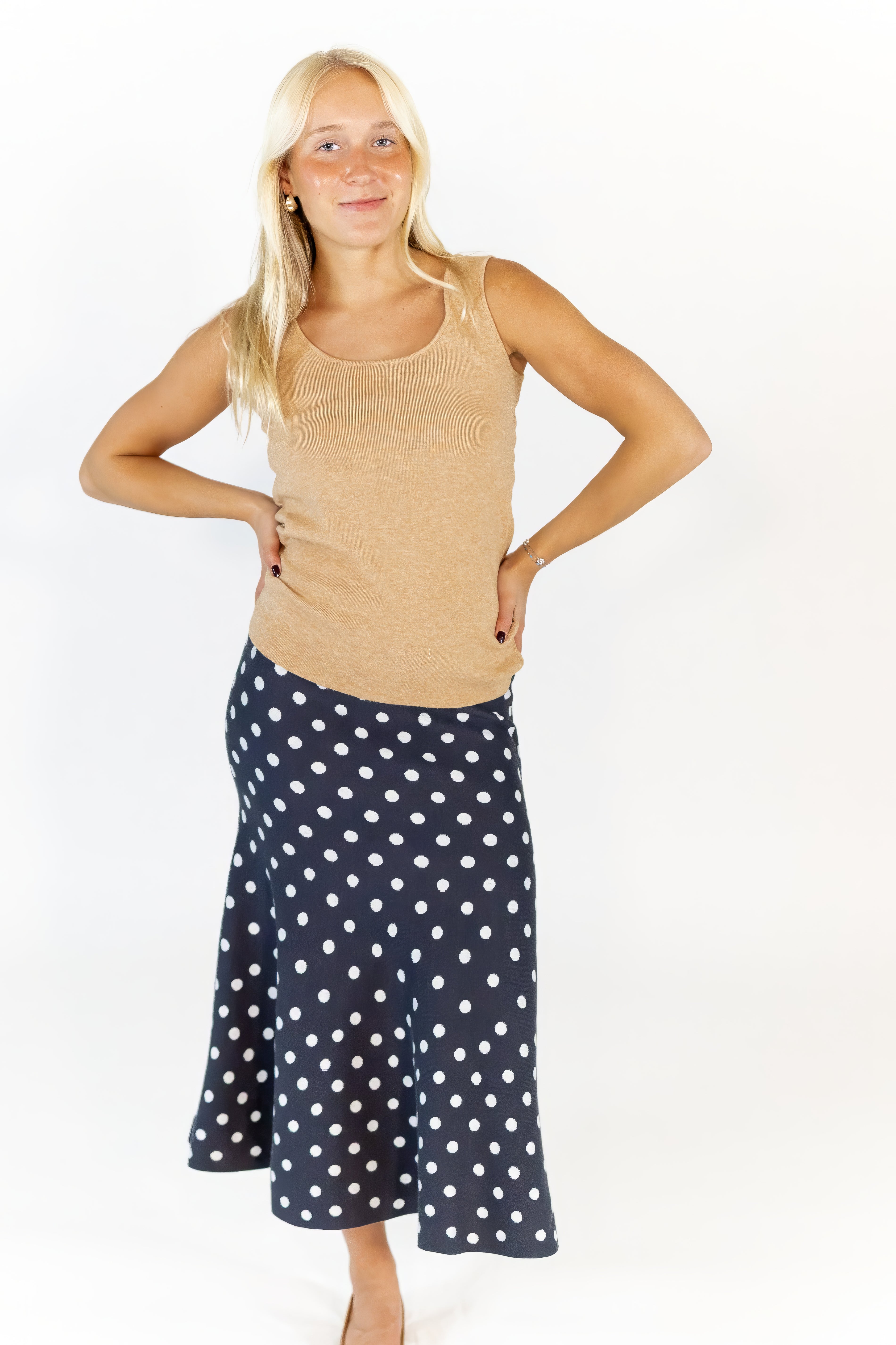 Sloane Polka Dot Skirt