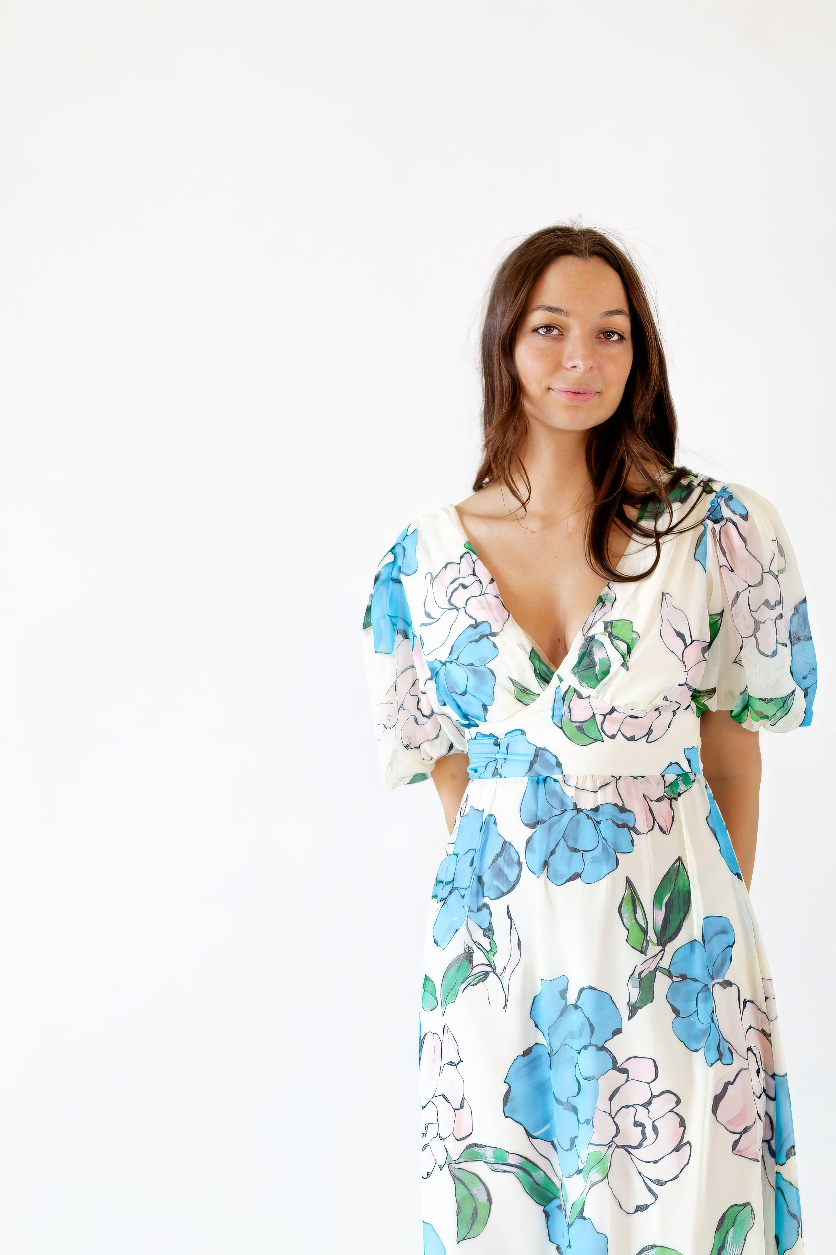 Troy Pastel Floral Dress