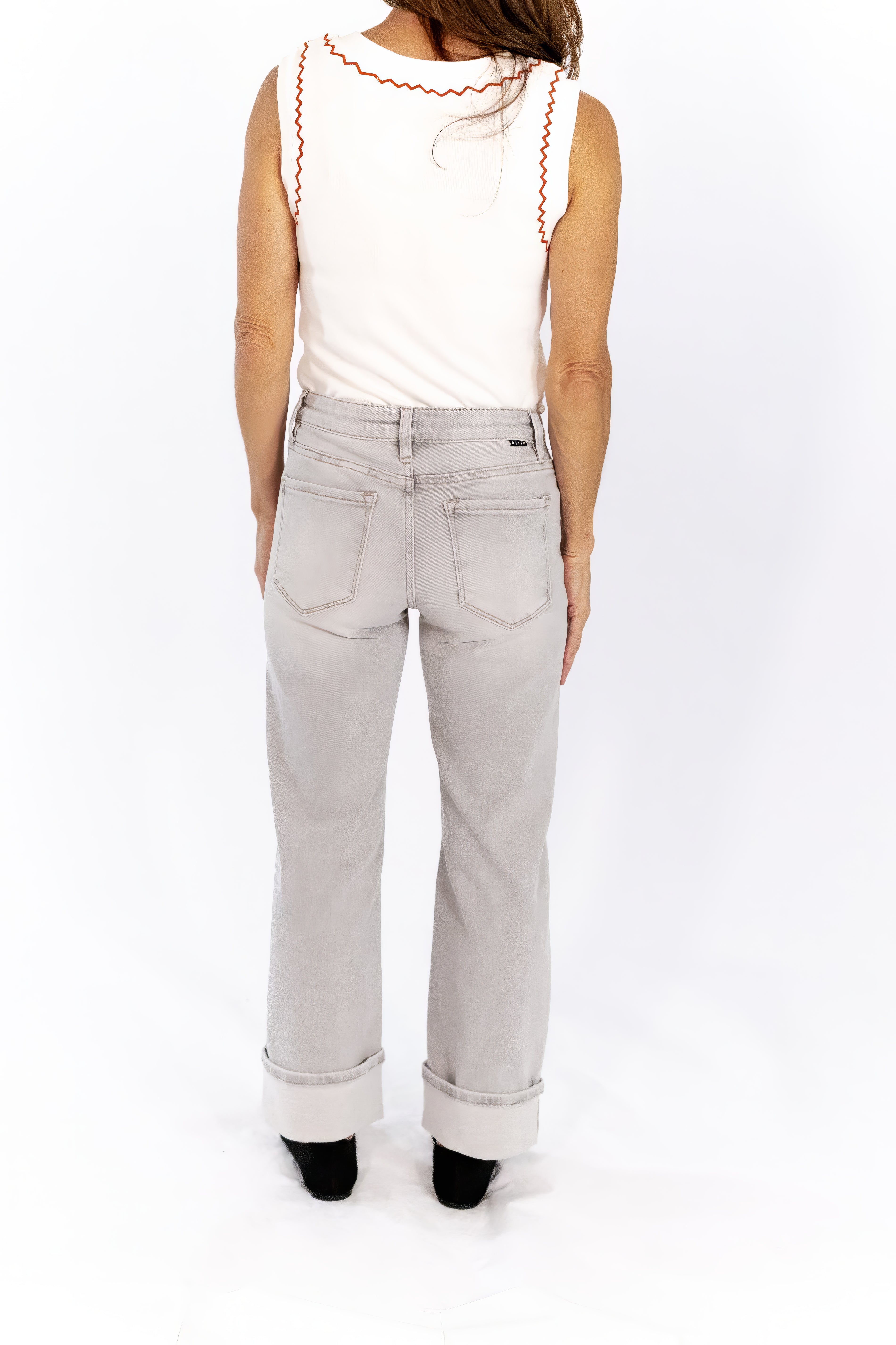 Lucie Cuffed Denim