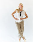 Mesa Checkered Print Pants