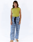Murle Striped Tank · Lime