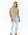 Landon Scallop Lace Vest