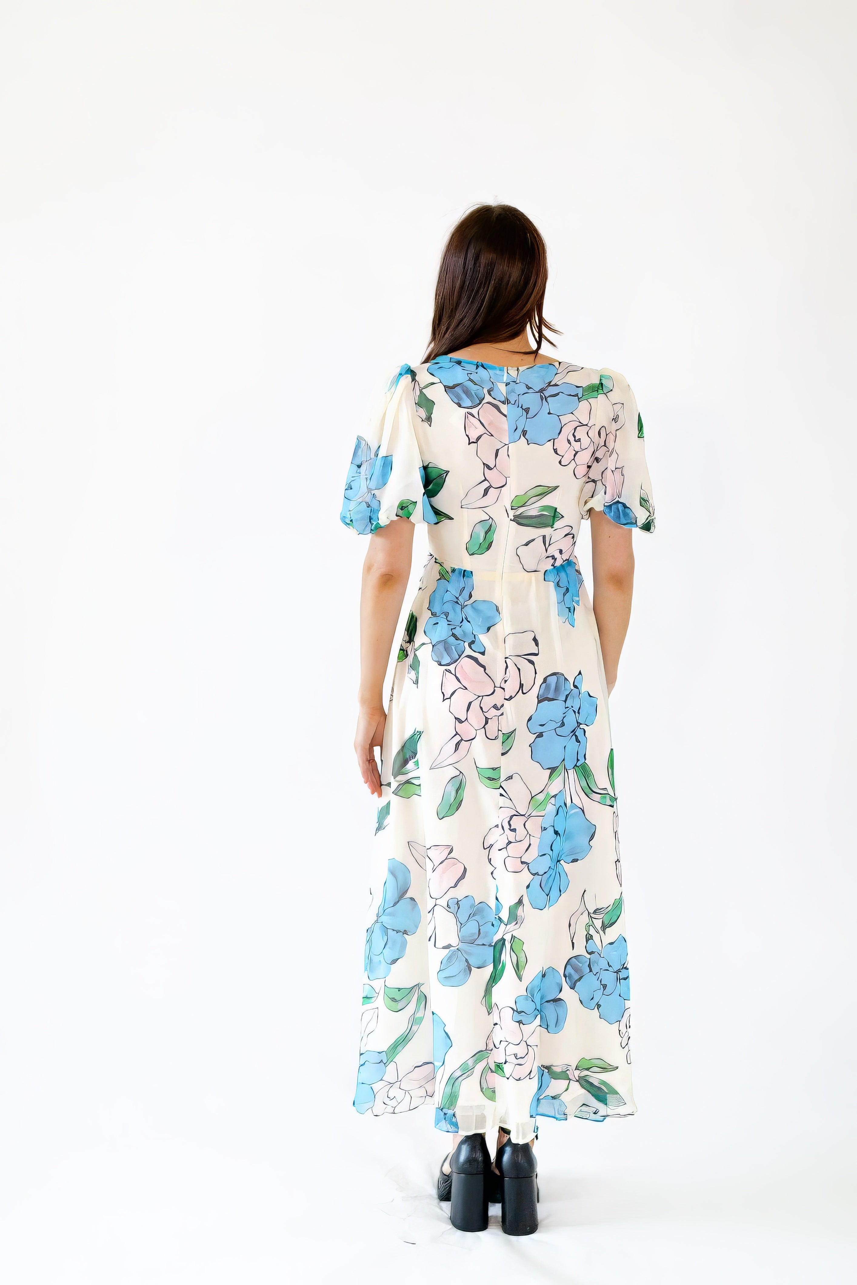 Troy Pastel Floral Dress