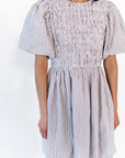 Tilly Floral Print Striped Dress