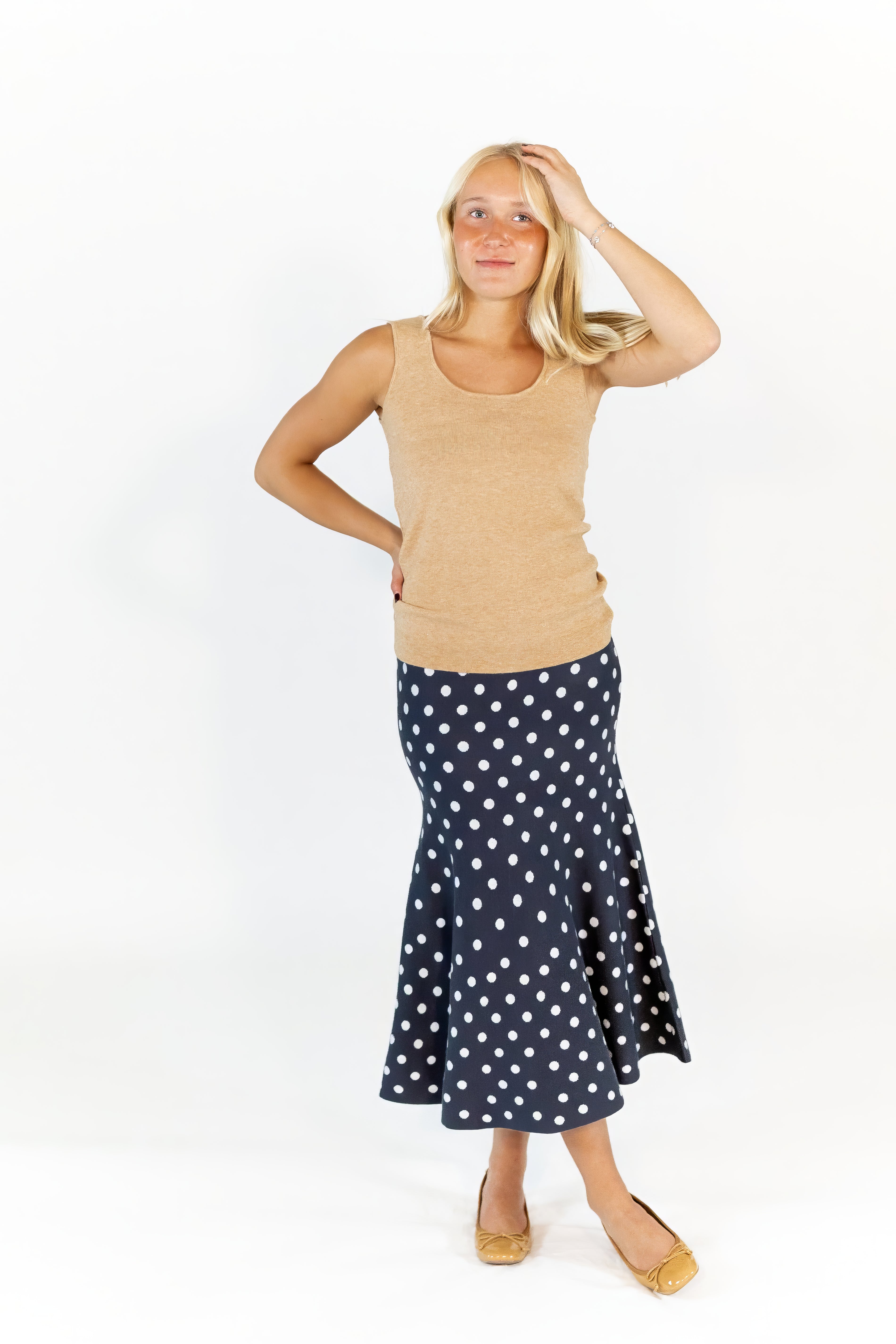 Sloane Polka Dot Skirt