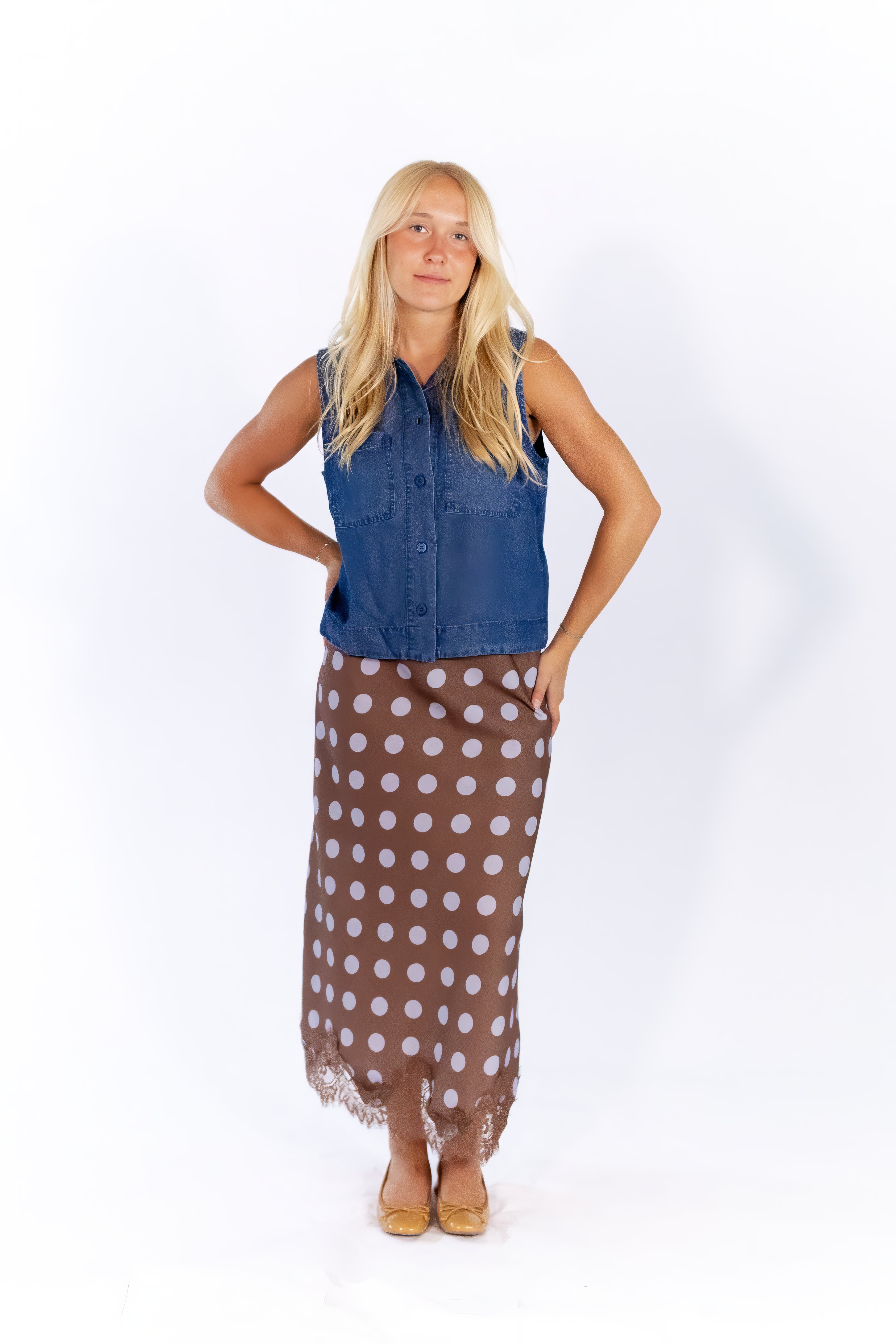 Apollo Polka Dot Skirt