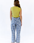 Murle Striped Tank · Lime