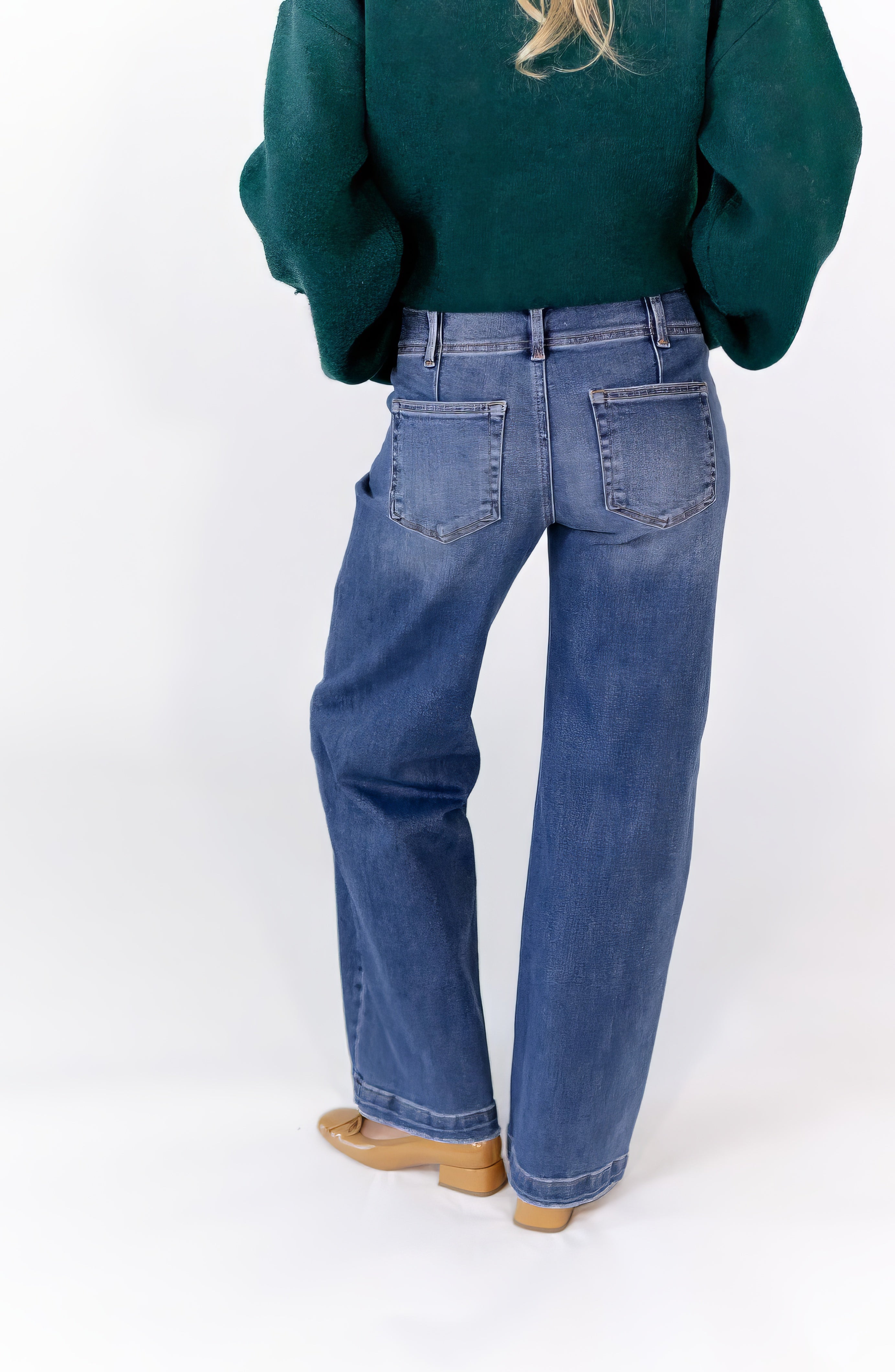 Alana Double Button Denim