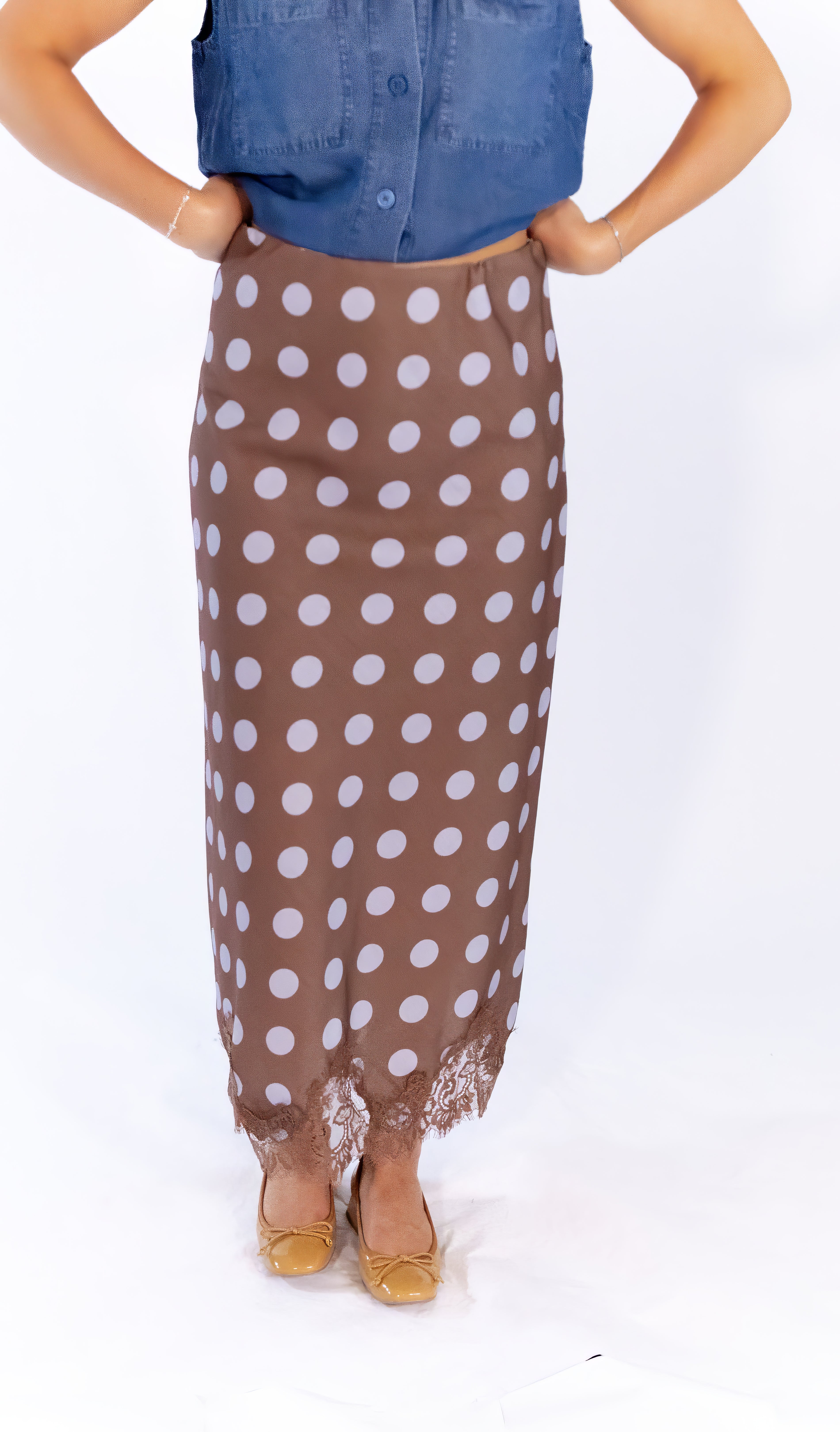 Apollo Polka Dot Skirt