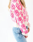 Carmen Floral Knit Sweater