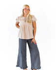 Clara Ruffle Hem Pants