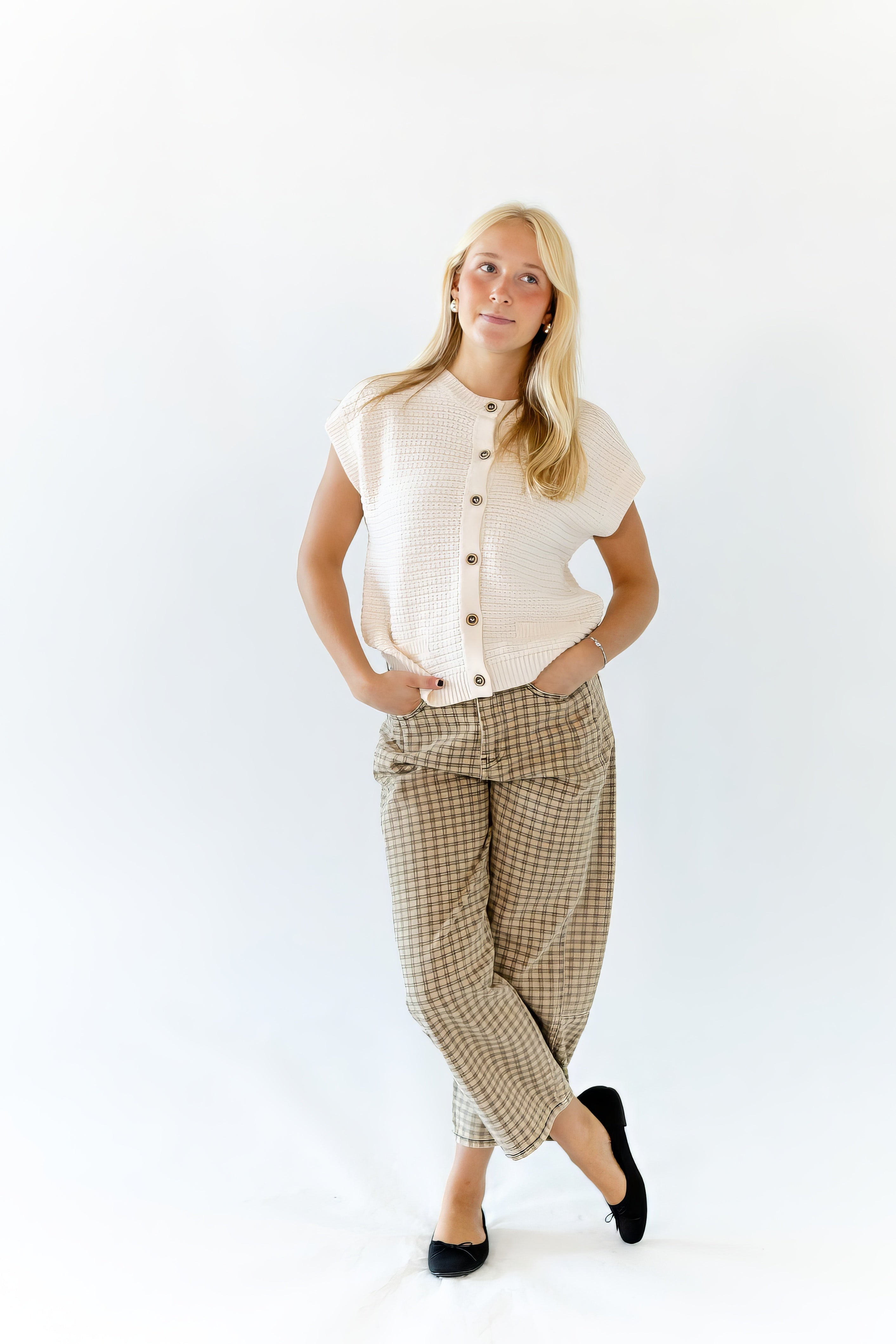 Mesa Checkered Print Pants