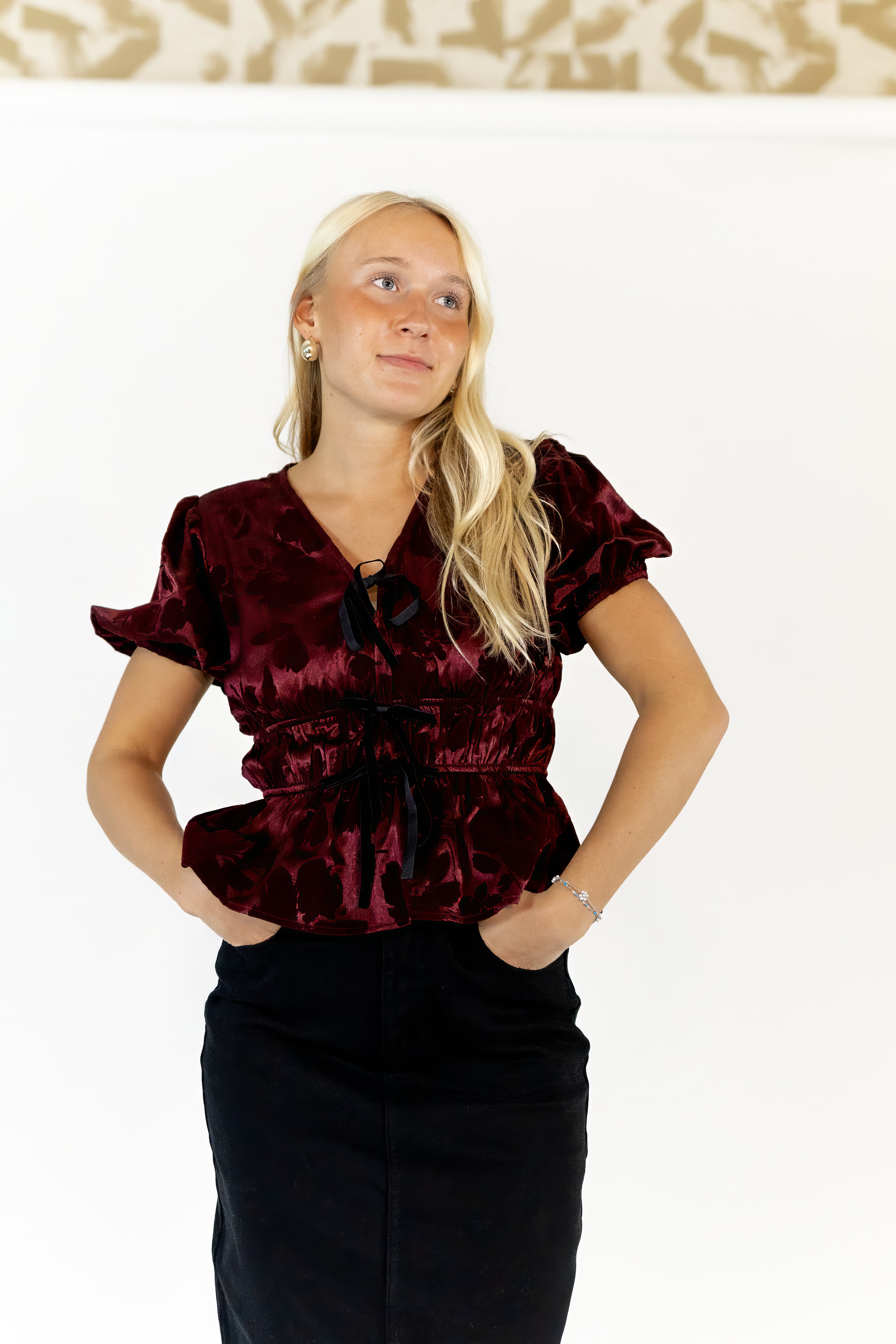 Twyla Bow Detail Top