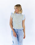 Angelina Checkered Top