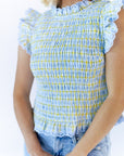 Angelina Checkered Top