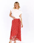 Sariah Wrap Floral Skirt