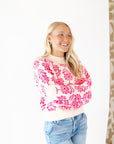 Carmen Floral Knit Sweater