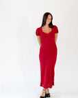 Gale Sweetheart Lace Accent Maxi