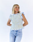 Angelina Checkered Top