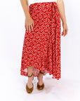 Sariah Wrap Floral Skirt