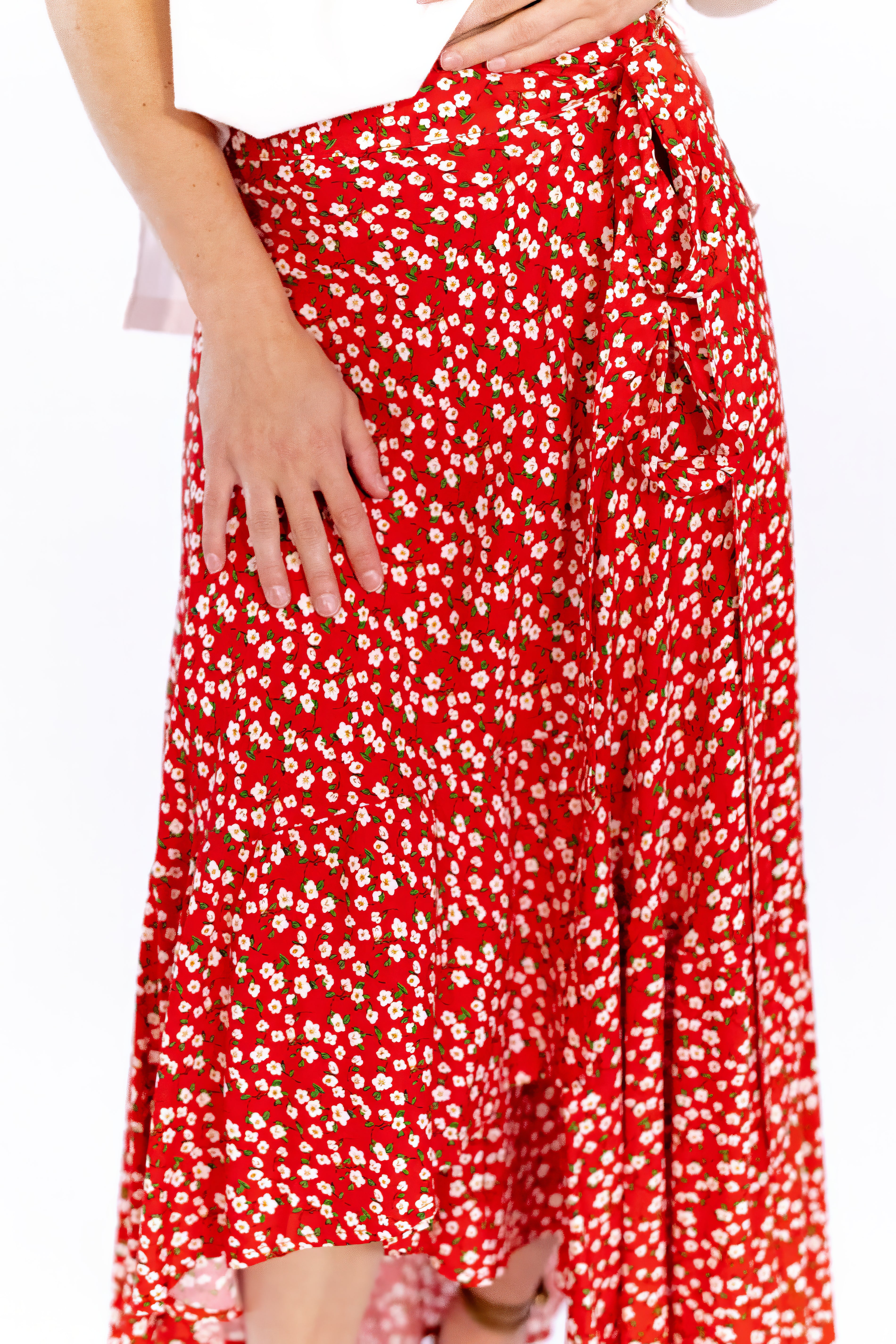 Sariah Wrap Floral Skirt