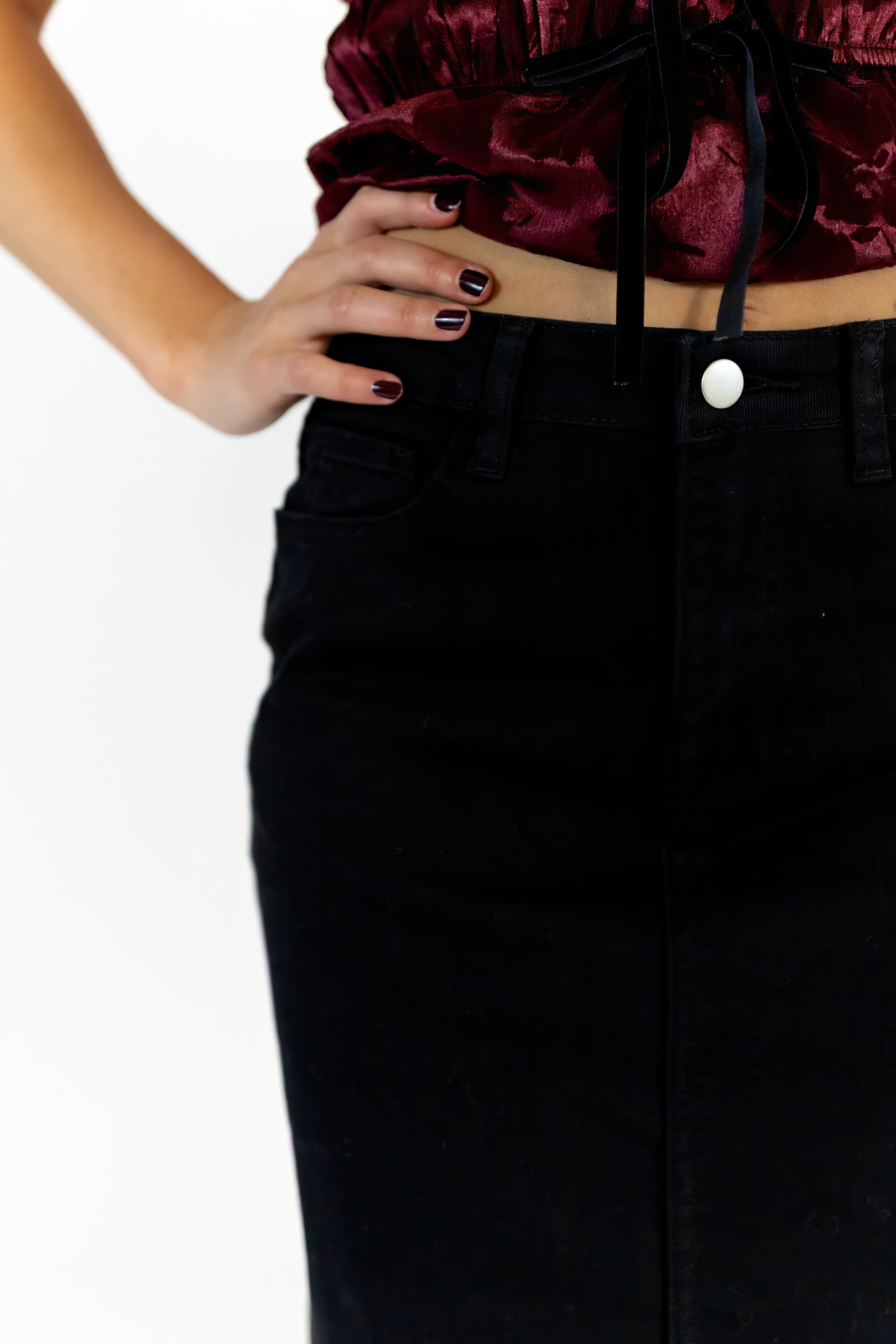 Bella Denim Midi Skirt