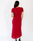 Gale Sweetheart Lace Accent Maxi