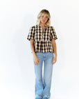 Colby Gingham Blouse
