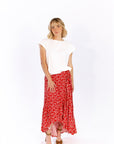 Sariah Wrap Floral Skirt