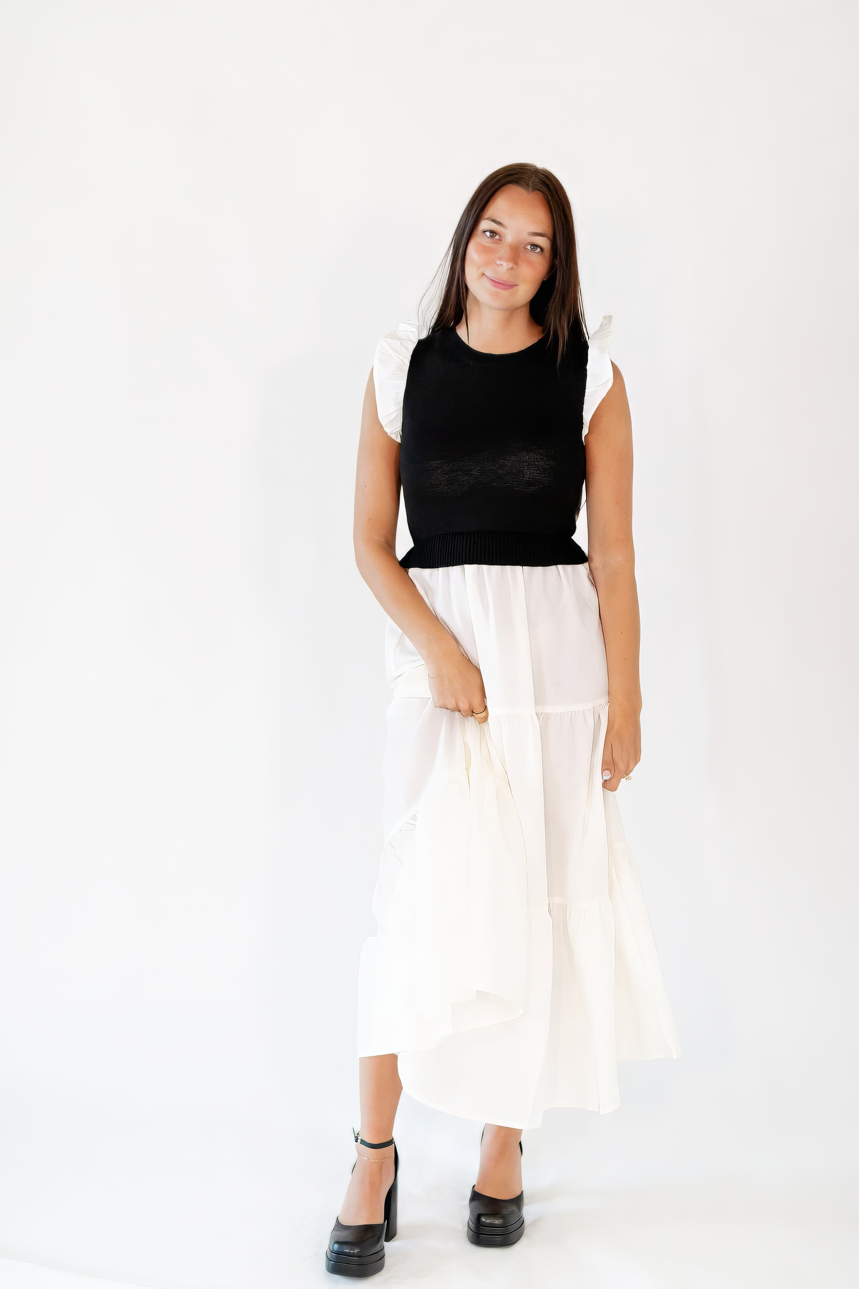 Portia Layered Midi Dress