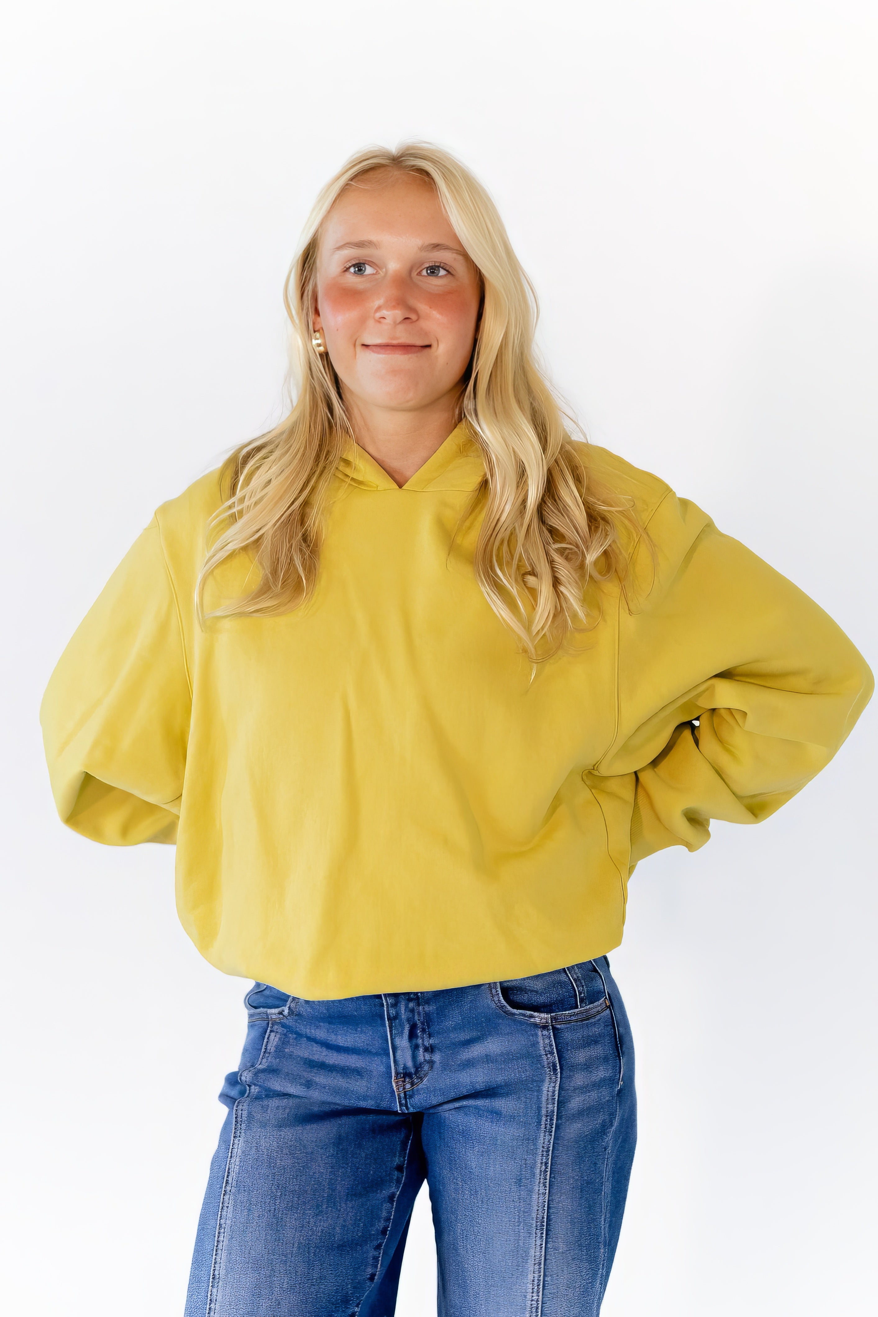 Jones Bubble Hem Sweatshirt