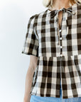 Colby Gingham Blouse