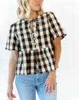 Colby Gingham Blouse
