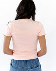 Bella Short Sleeve Tee · Pink
