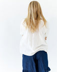 Halow Ruffled Denim Shorts
