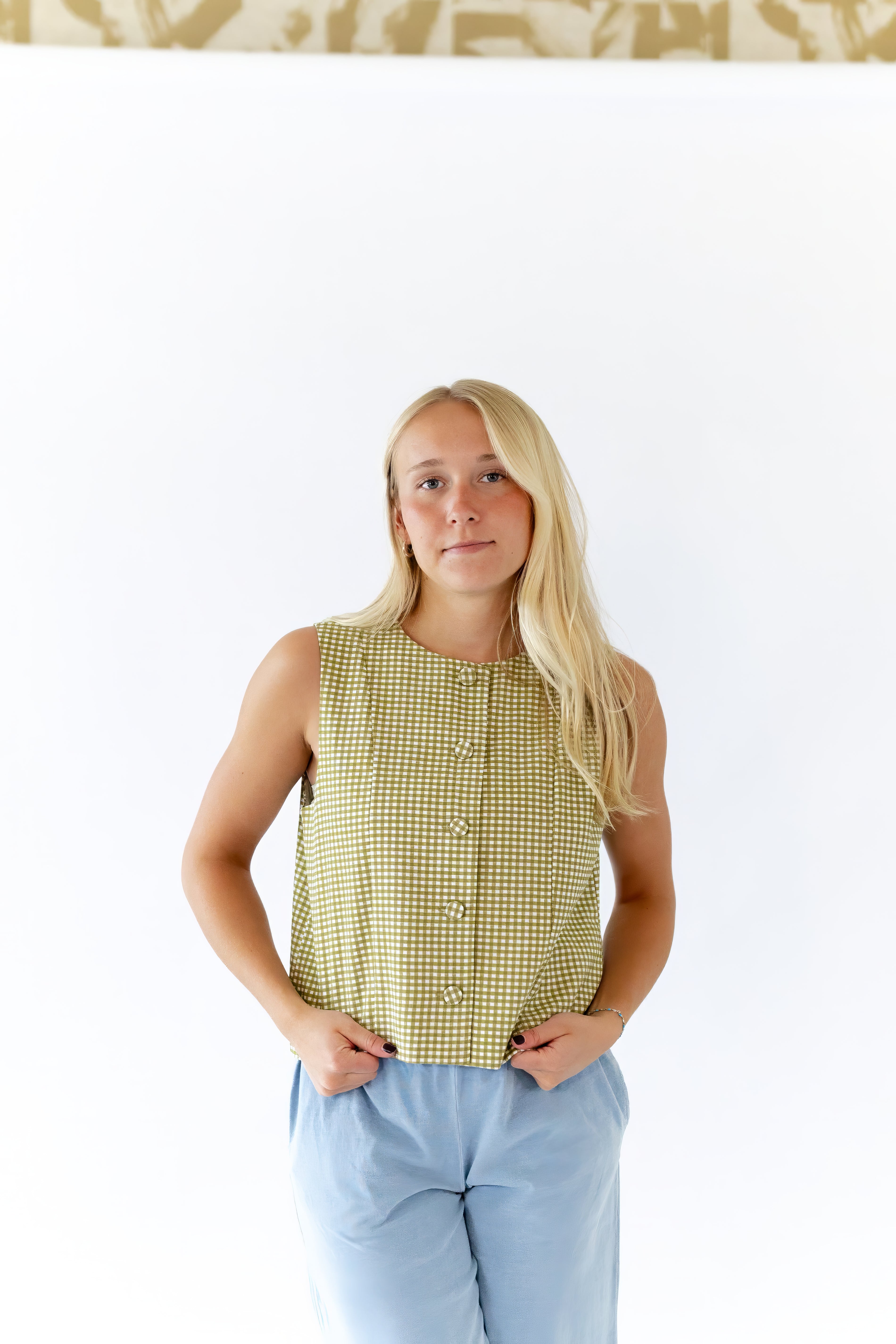 Tilly Plaid Top