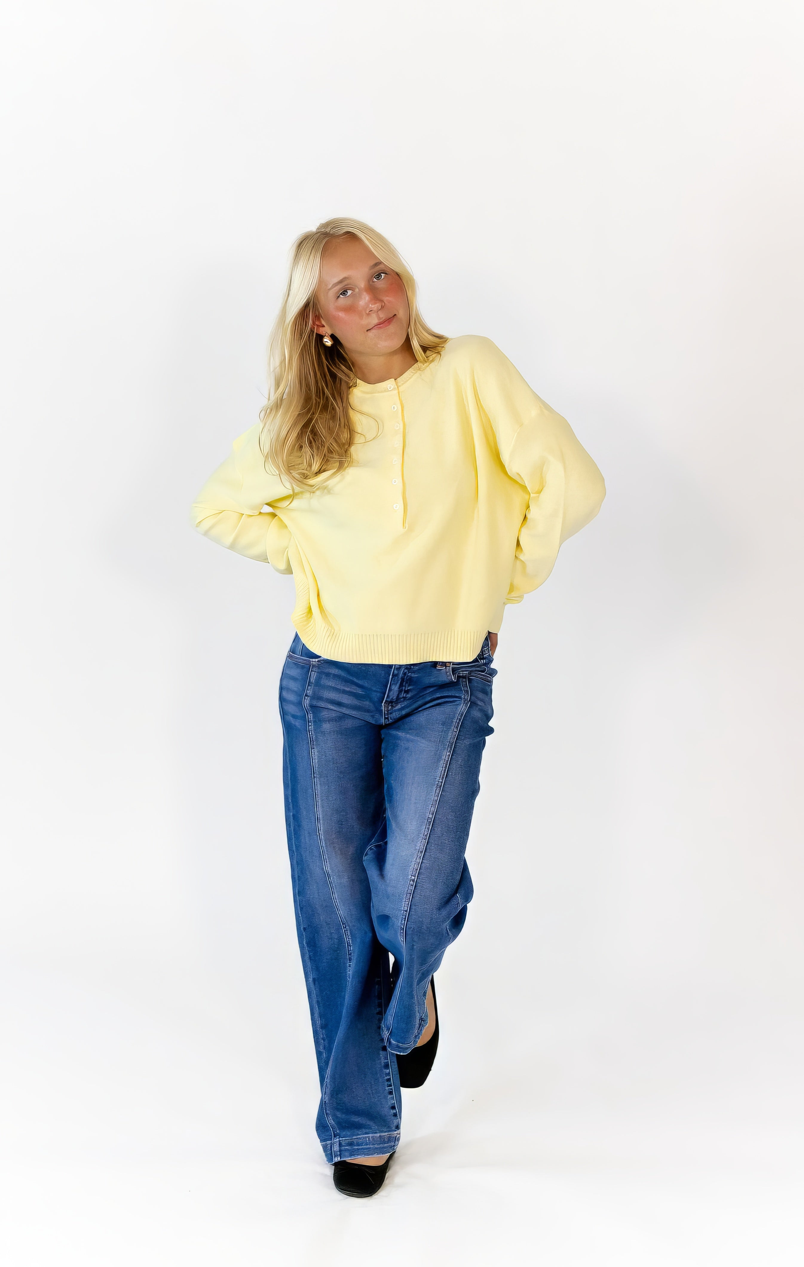 Taylin Butter Cardigan