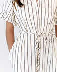 Emelia Striped Shirt Dress